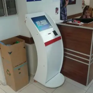 Kimlik Kartı Okuyuculu Barkodlu Kiosk